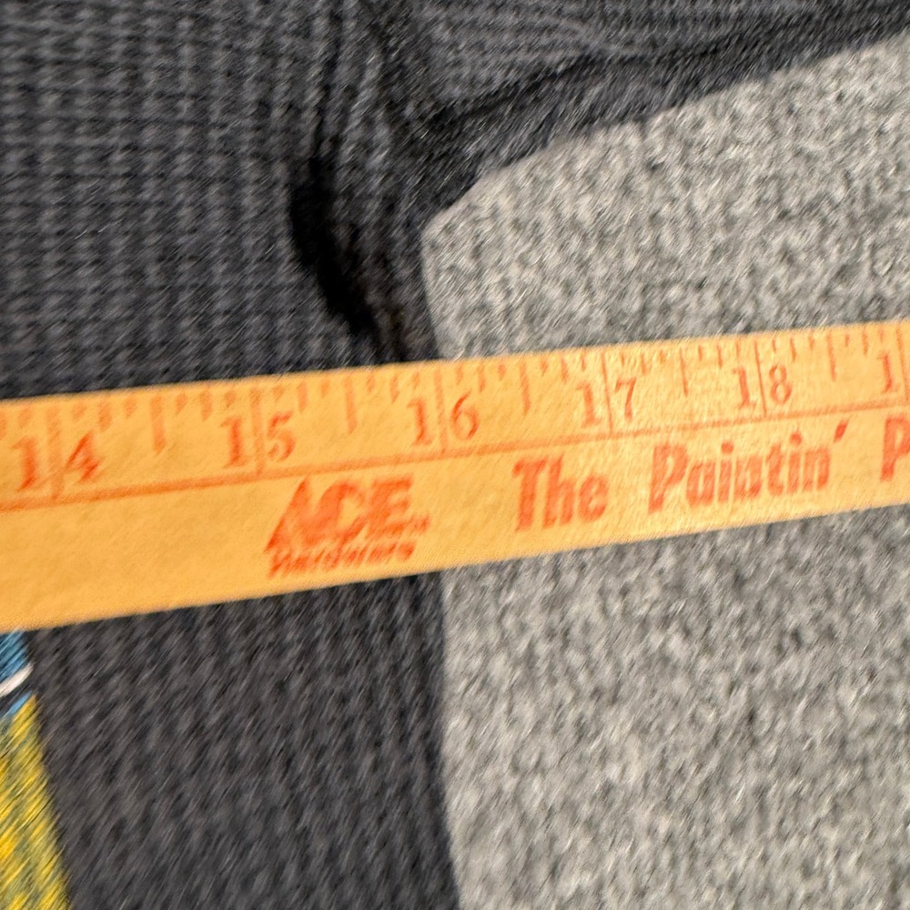 Vintage Budweiser Clydesdales Thermal Shirt Mens Large Gray Waffle Knit USA Made - Picture 4 of 8